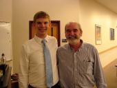 Tom Simones with Dr. Terrance J. Kavanagh, Ph.D. Dissertation Defense Seminar May 2012