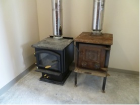 Old and New Woodstoves